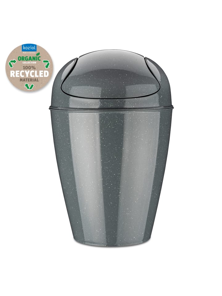 koziol DEL M - Schwingdeckeleimer 12l in recycled ash grey günstig kaufen onesize