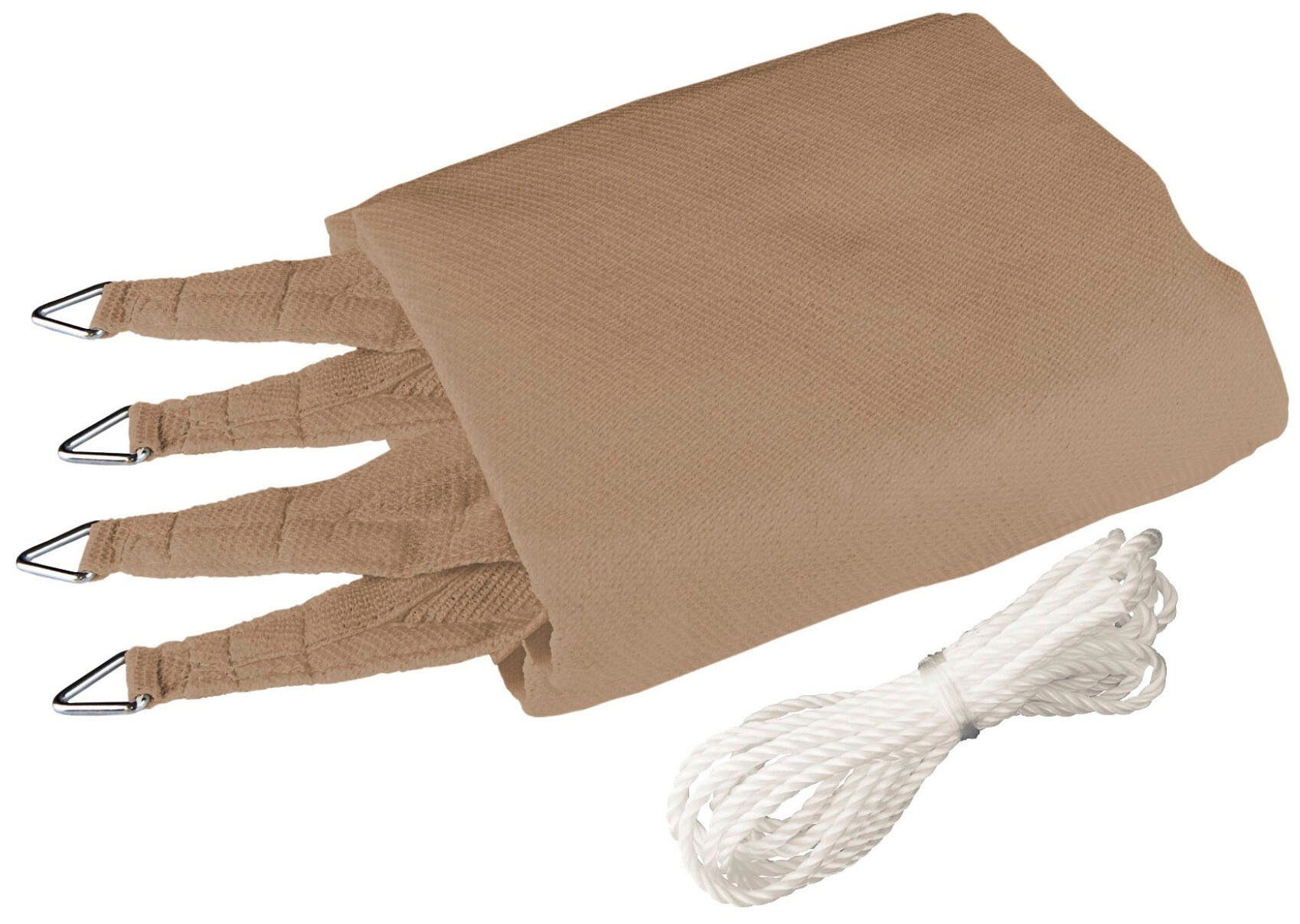 Windhager Sonnensegel Capri Rechteck, 4x5m, schilf