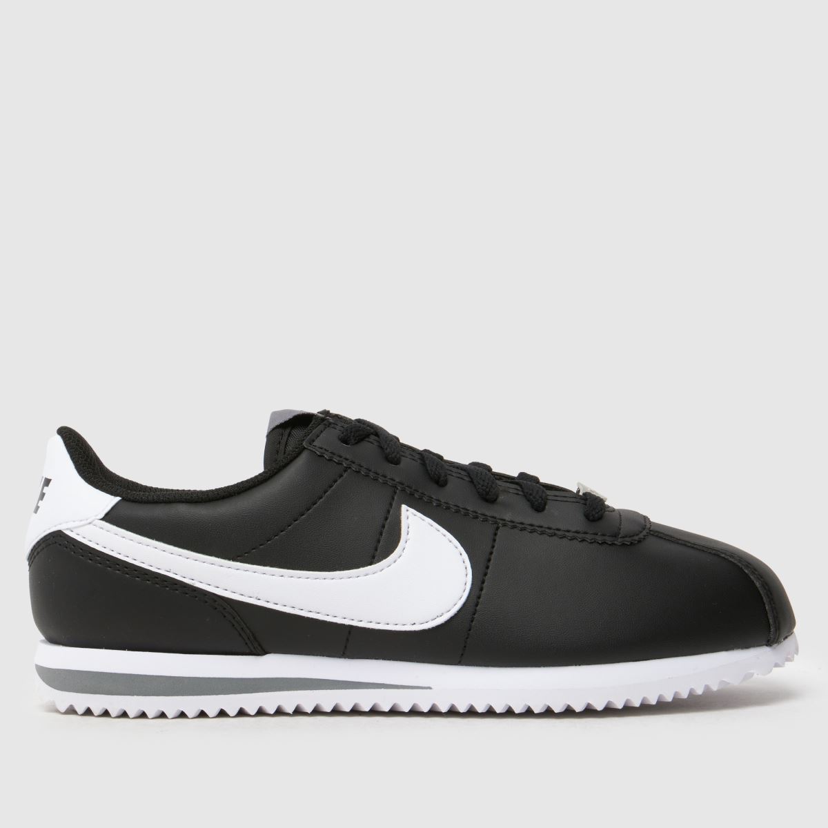Nike fekete-fehér Cortez gyerek cipők