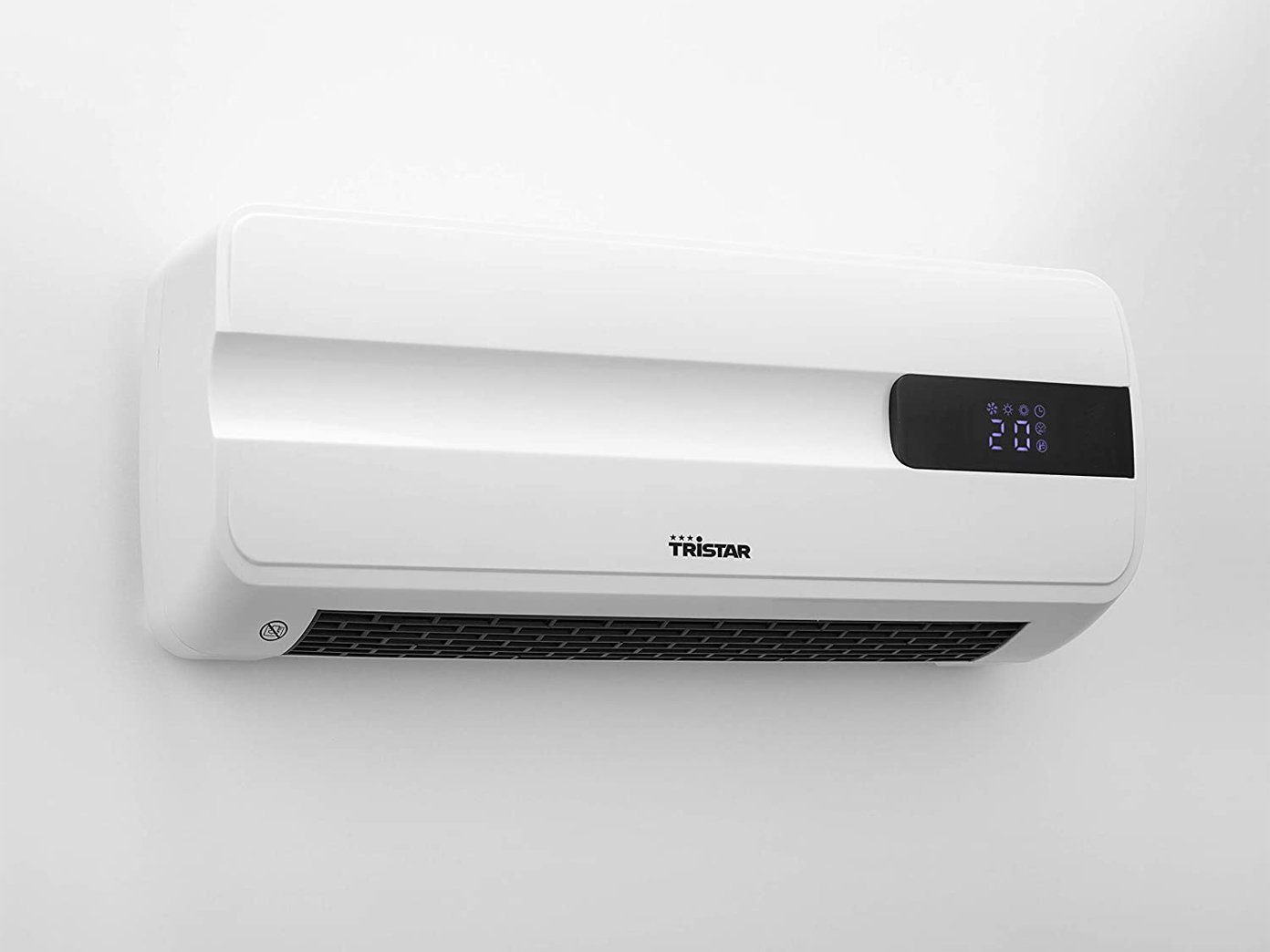 Tristar Keramikheizlüfter, 2000 W, Keramische Elektro Heizung Wandmontage Timer Fernbedienung, 42cm breit