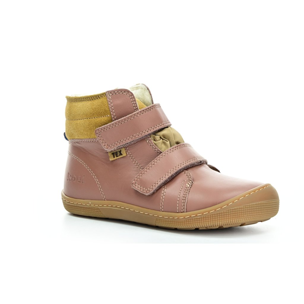 Koel4kids Demil Napa Wool Old Rose Winterbarfußschuhe