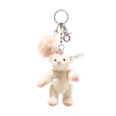 Anhänger Susanna Teddybär, 11 cm, weiß