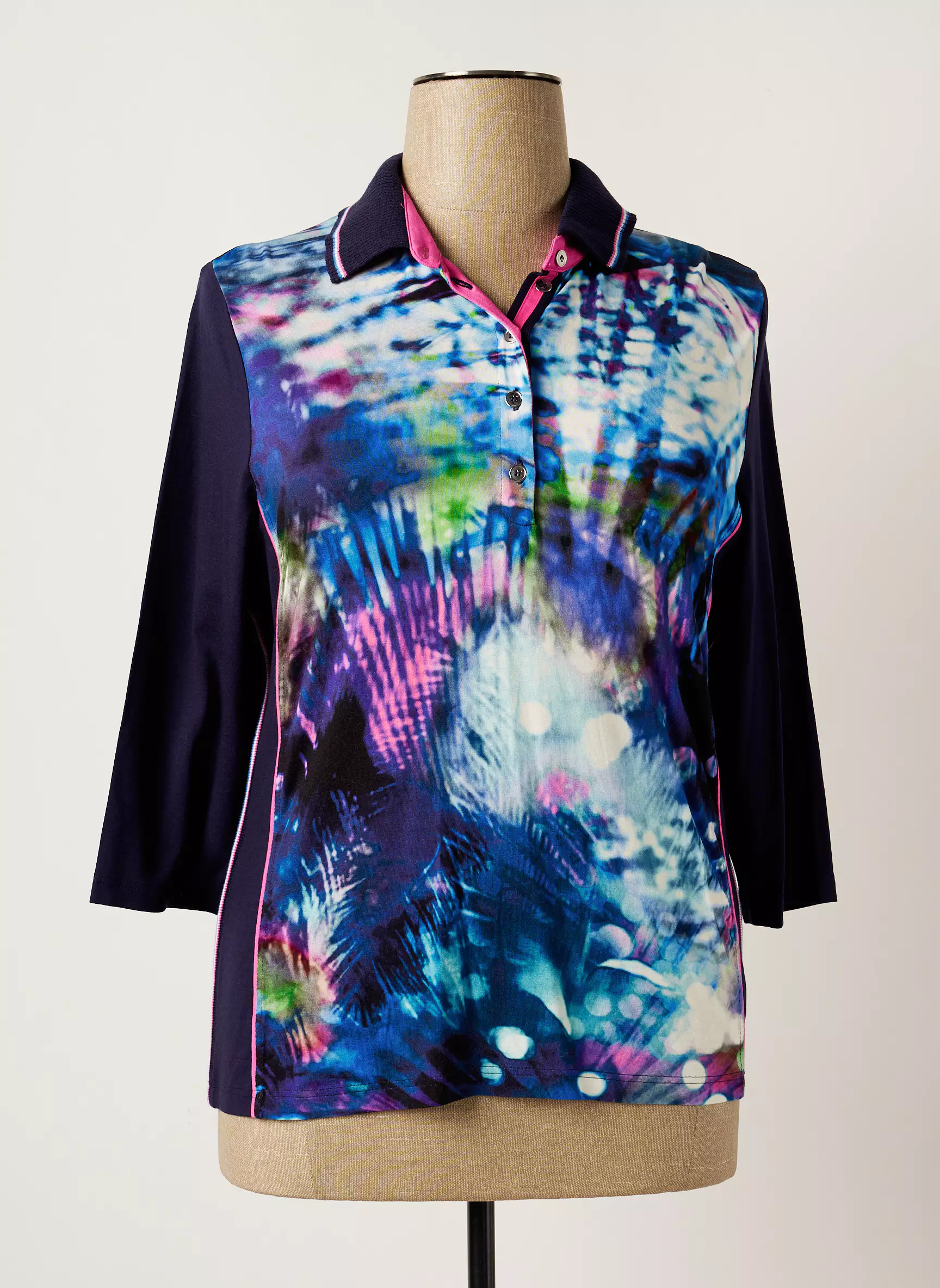 Lucia Polos Femme couleur bleu
