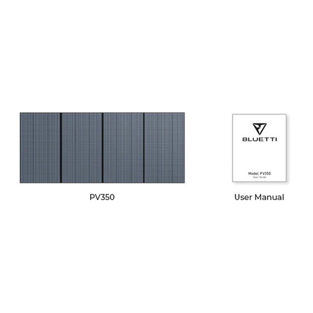 BLUETTI Solaranlage PV350 350W Solarpanel, (1 350W Solarmodell für BLUETTI Stromerzeuger), IP65 Schutz
