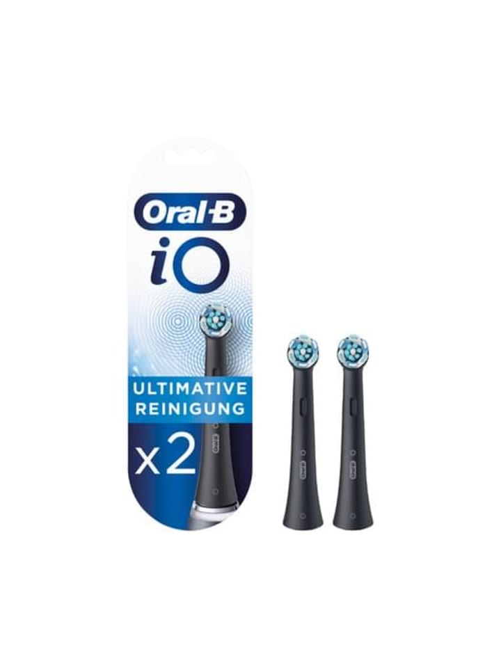 Oral-B Aufsteckbürsten iO Ultimative Reinigung in Schwarz günstig kaufen 2 Stück