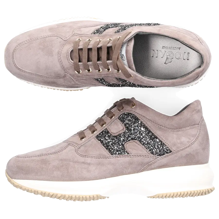 Hogan - Sneaker low 00N0S Veloursleder - beige