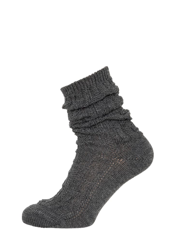 Lusana Strumpf L5697 in grau günstig kaufen