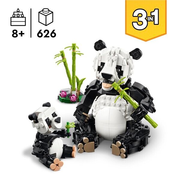 LEGO Creator 31165 3 az 1-ben Vadállatok: Pandacsalád