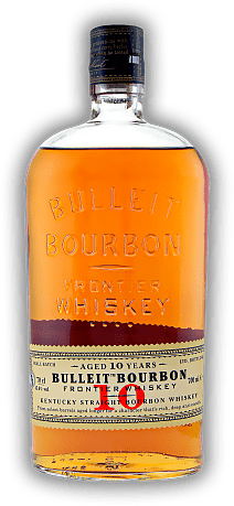 Bulleit Bourbon 10 Years 45,6% Bulleit Bourbon 10 Years 45,6% Kräftig, tiefgründig und unglaublich weich. Alter 10 J. - 0,7	 Liter - Vol 45,6%
