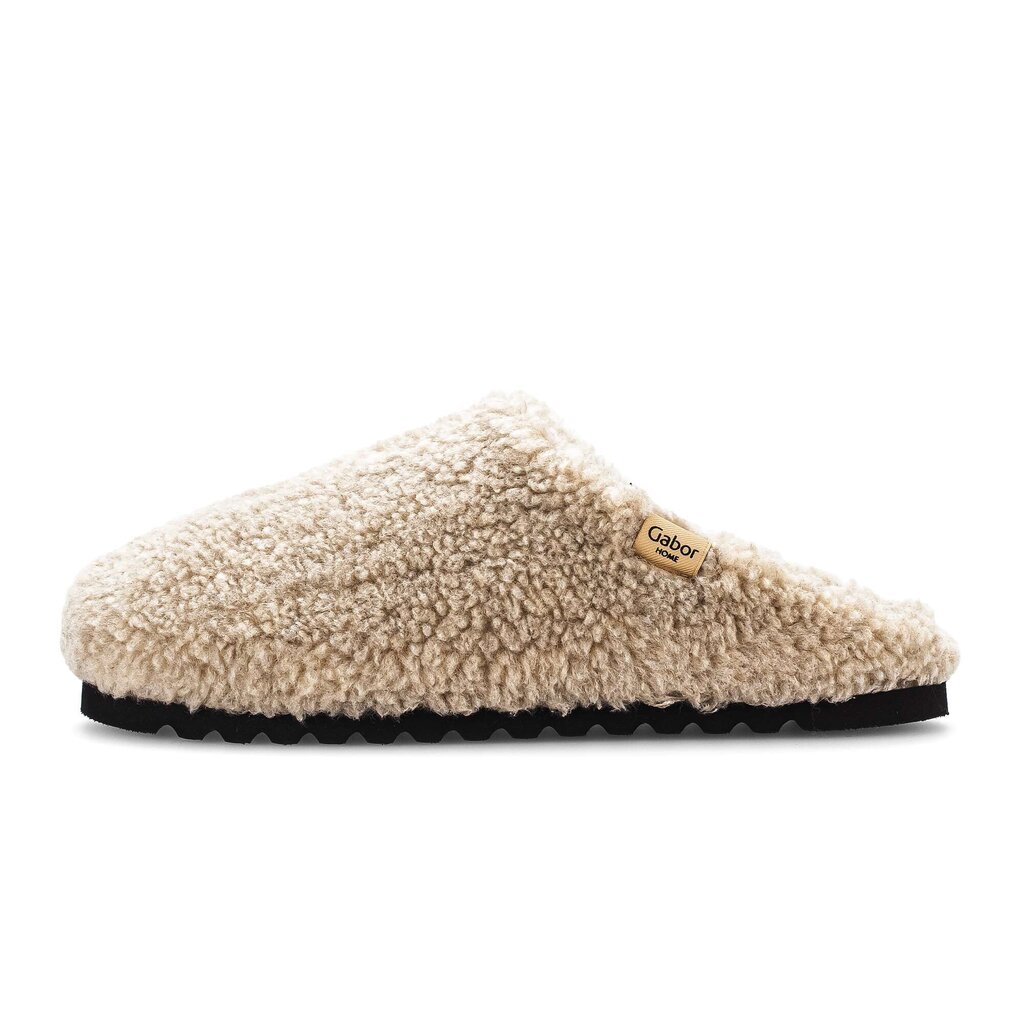 Gabor fashion Plüschhausschuh beige