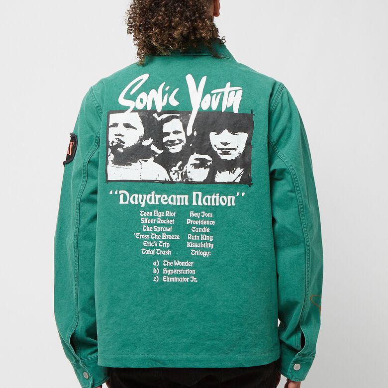 Pleasures Sonic Youth Work Jacket grün