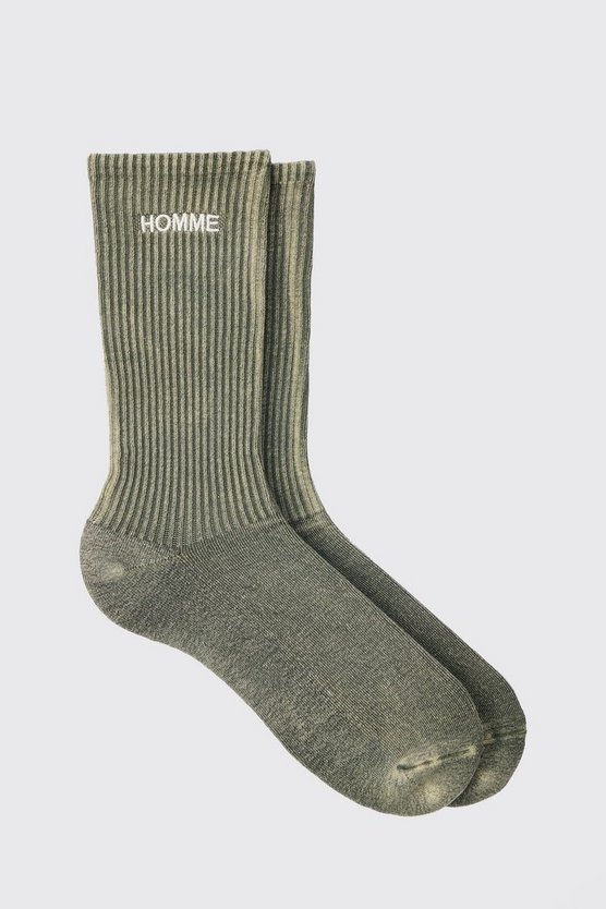 Grüne Homme Socken