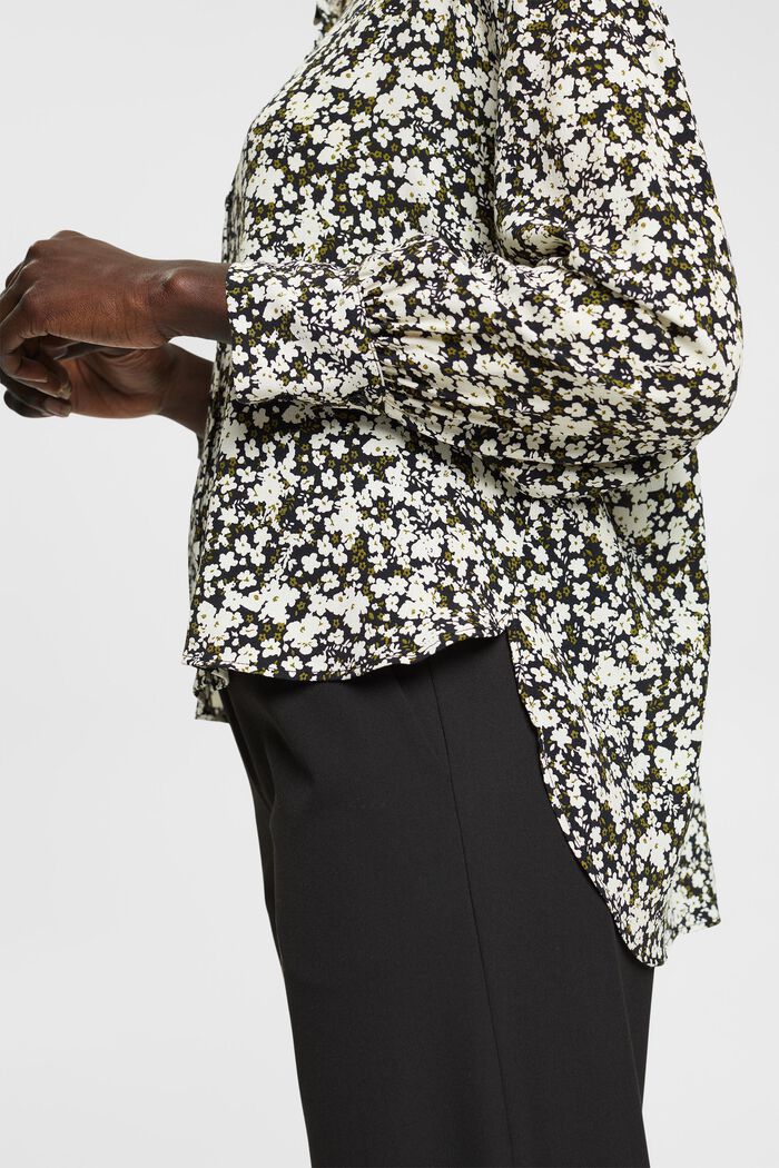 Bluse mit Blütenprint