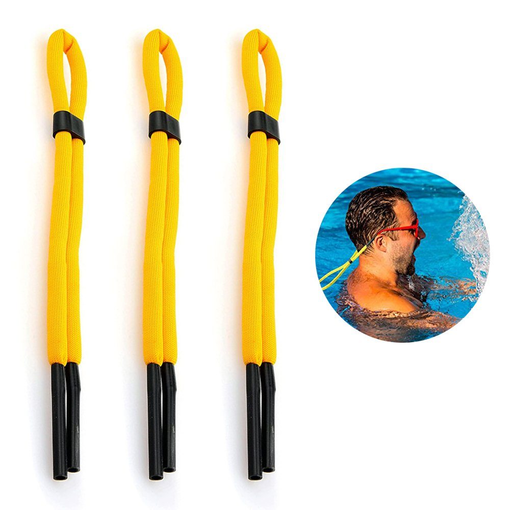 Einemgeld Brillenband 3 pcs Schwimmfähiges Brillenband, für Wassersport geeignet-ca.65 cm.