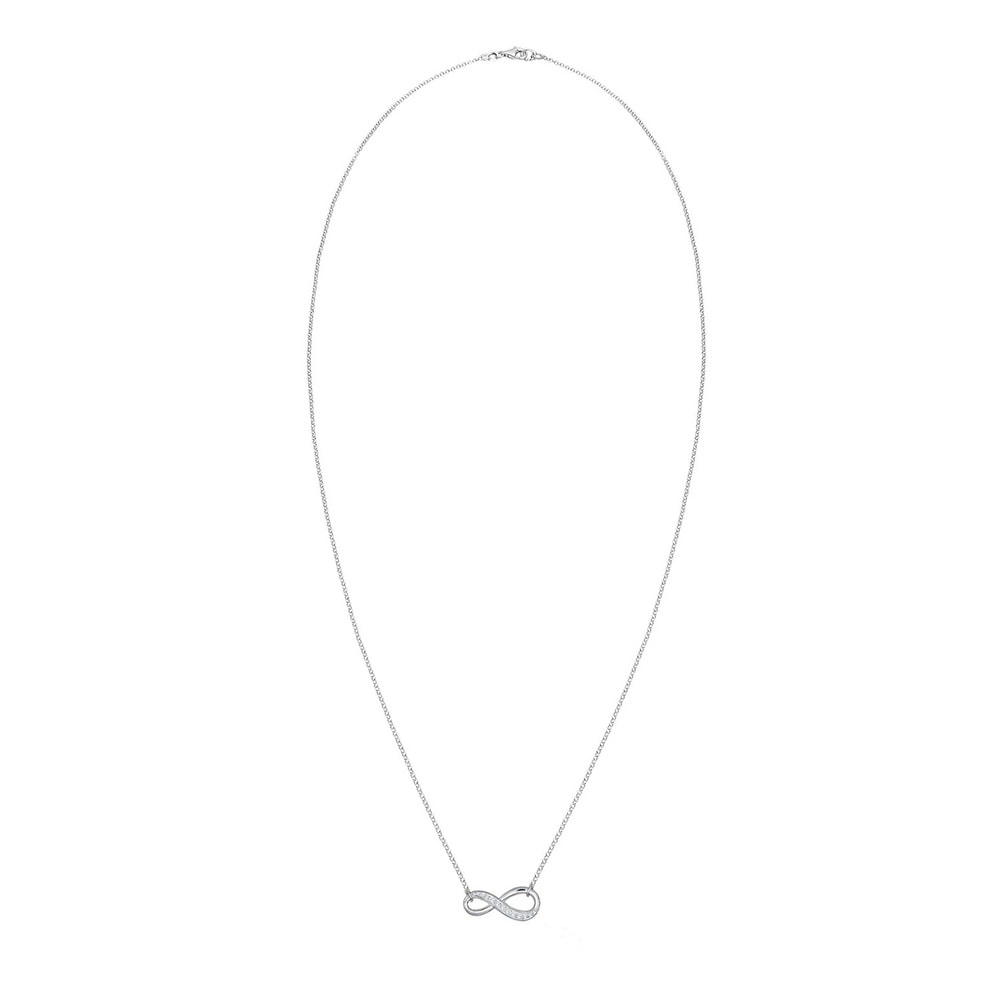 Elli Elli Collier Femme Pendentif Infinity Basic avec Cristal de Zircone en Argent Ste collier