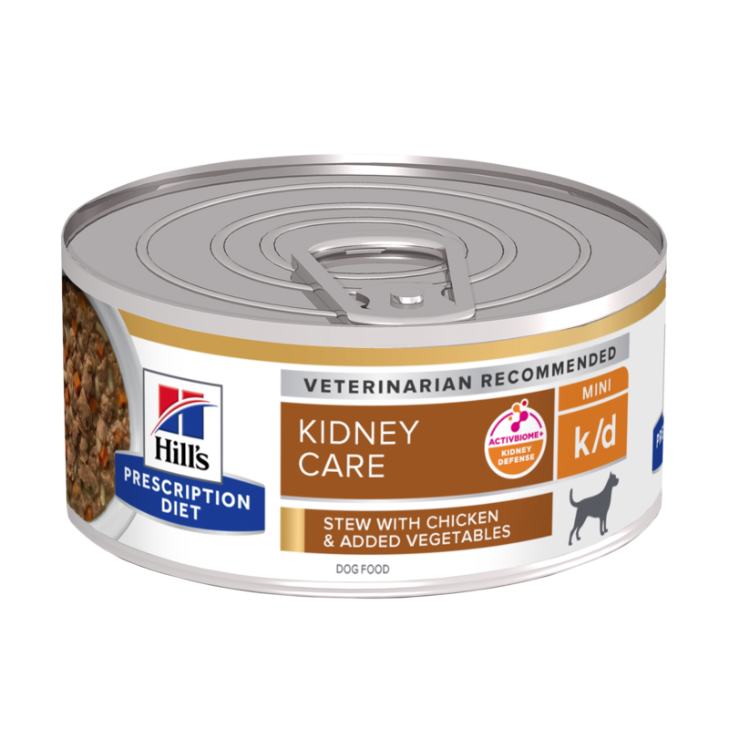 Hill's Hundenassfutter Hill's Prescription Diet k/d Ragout mit Huhn 24x156g