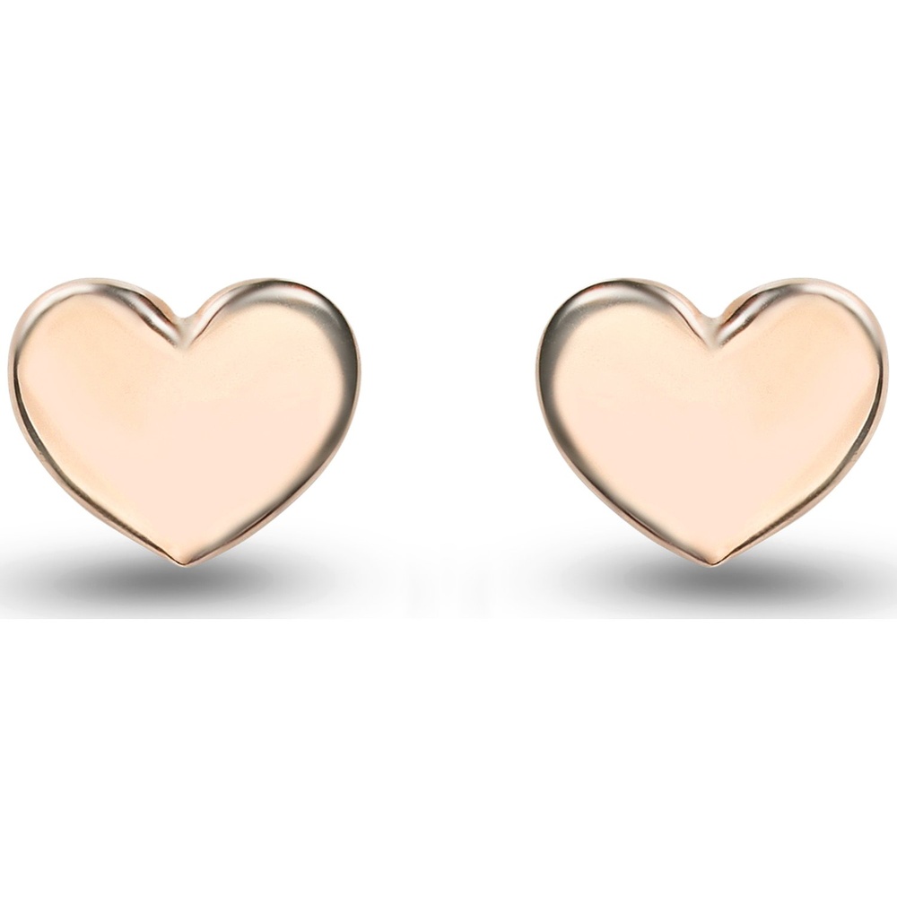 Valeria Boucles d'oreilles à fermoir à poussette 375 Or rose Boucles d'oreilles