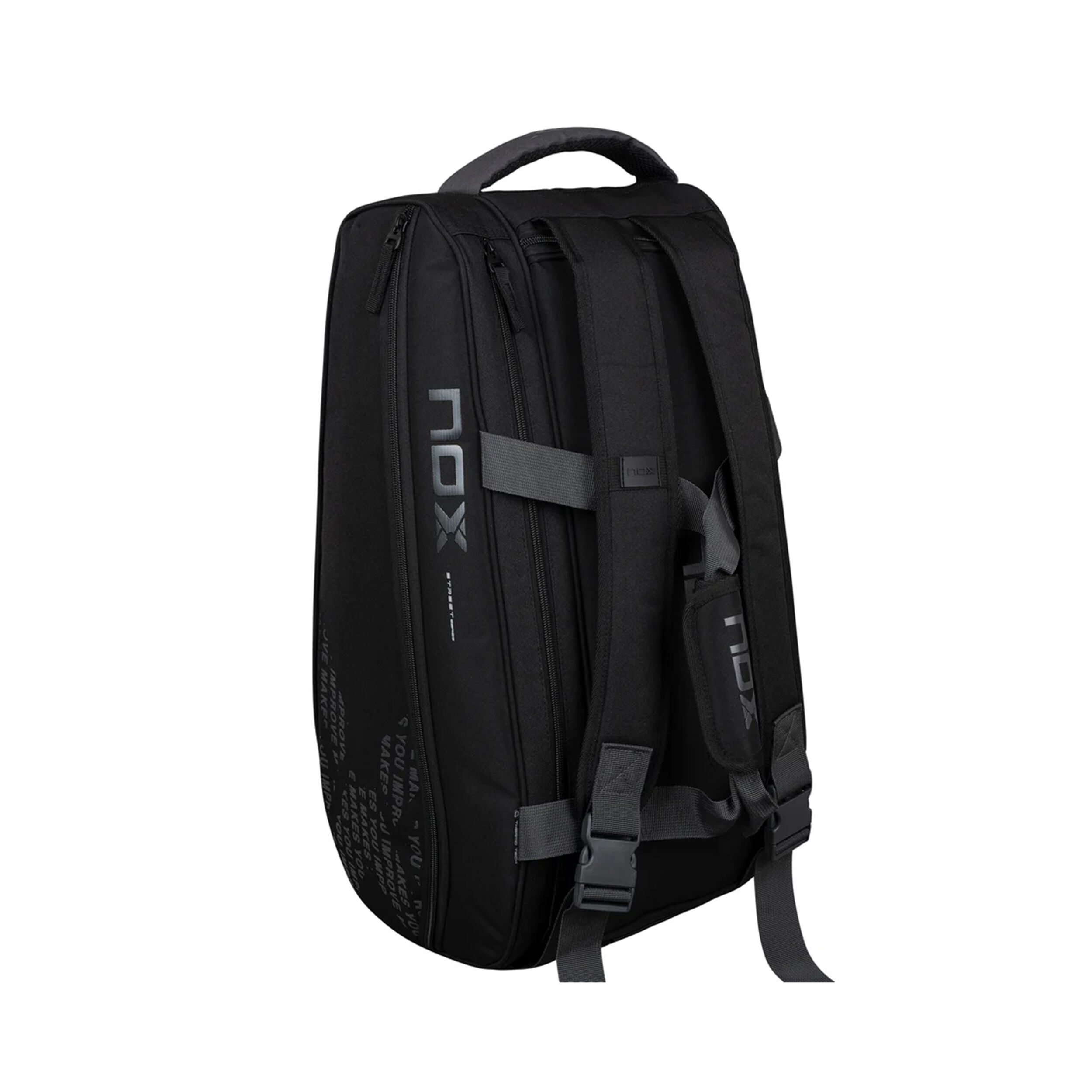 Street Series Padelschlägertasche - Schwarz, Grau