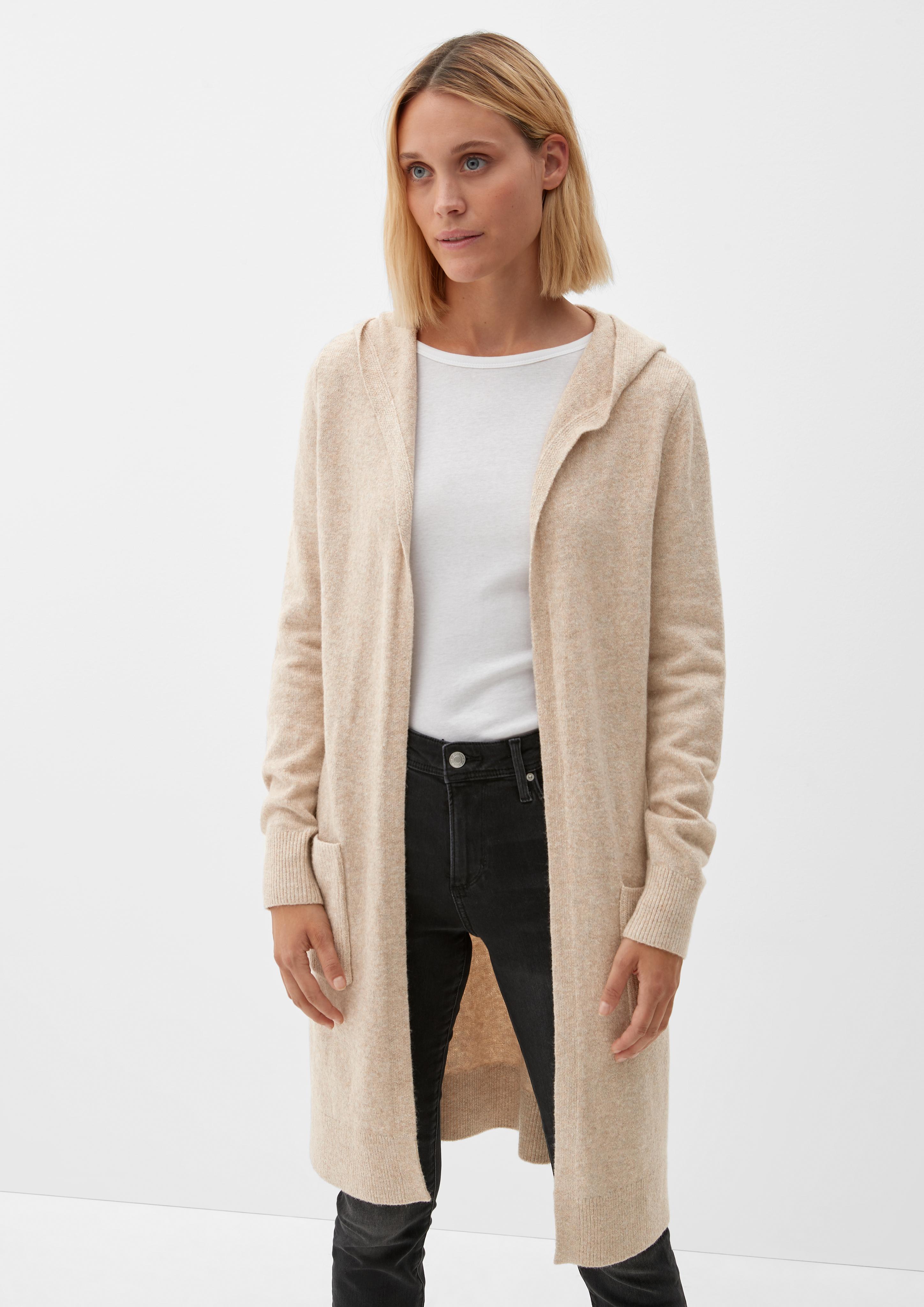 Long-Cardigan mit Kapuze  2118908-81W8