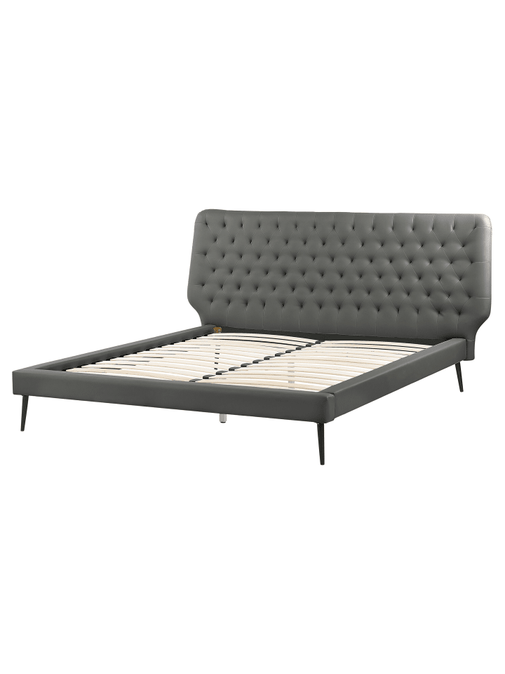 Beliani 4-tlg Schlafzimmer Set ESSONNE in Grau günstig kaufen onesize