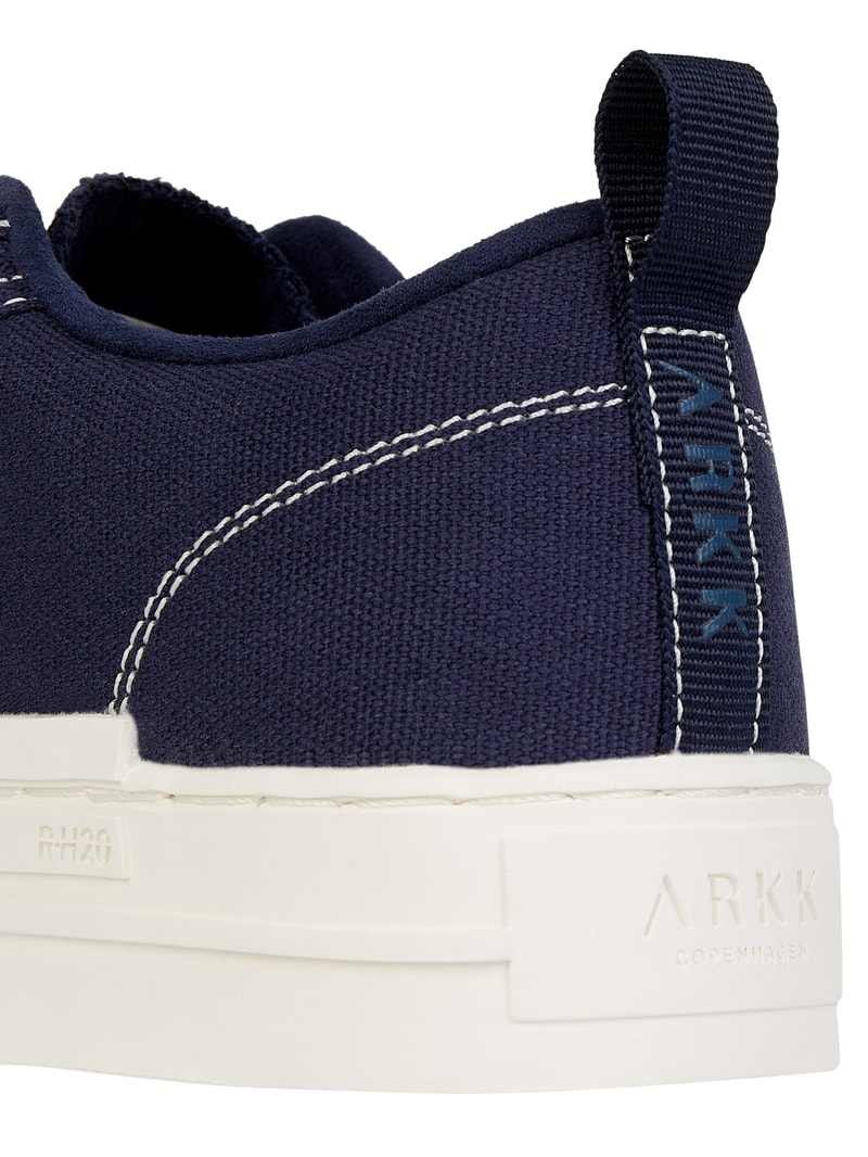 Sneaker aus Leder und Textil Modell 'Sommr' in blau