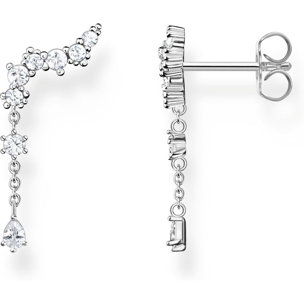 Thomas Sabo Boucle d'oreille unique 925 Argent Boucles d'oreilles