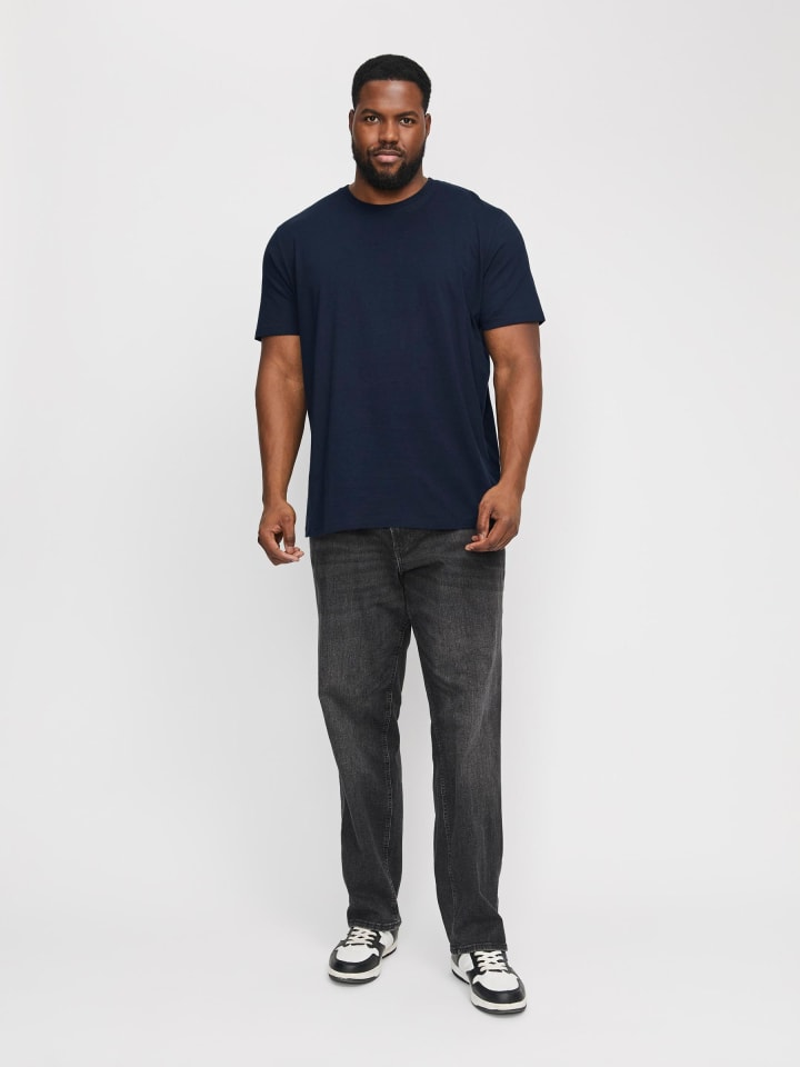 JACK & JONES PLUS T-shirt in Navy Blazer günstig kaufen
