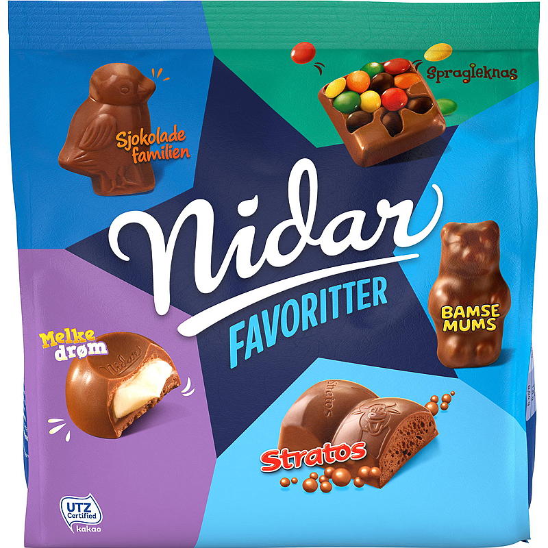 Nidar Nidar favoritter 300 g Stratos