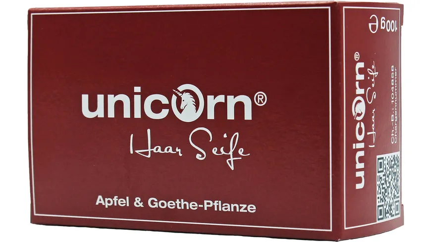 unicorn® Apfel-Haarseife mit Goethepflanzen-Extrakt 100 g