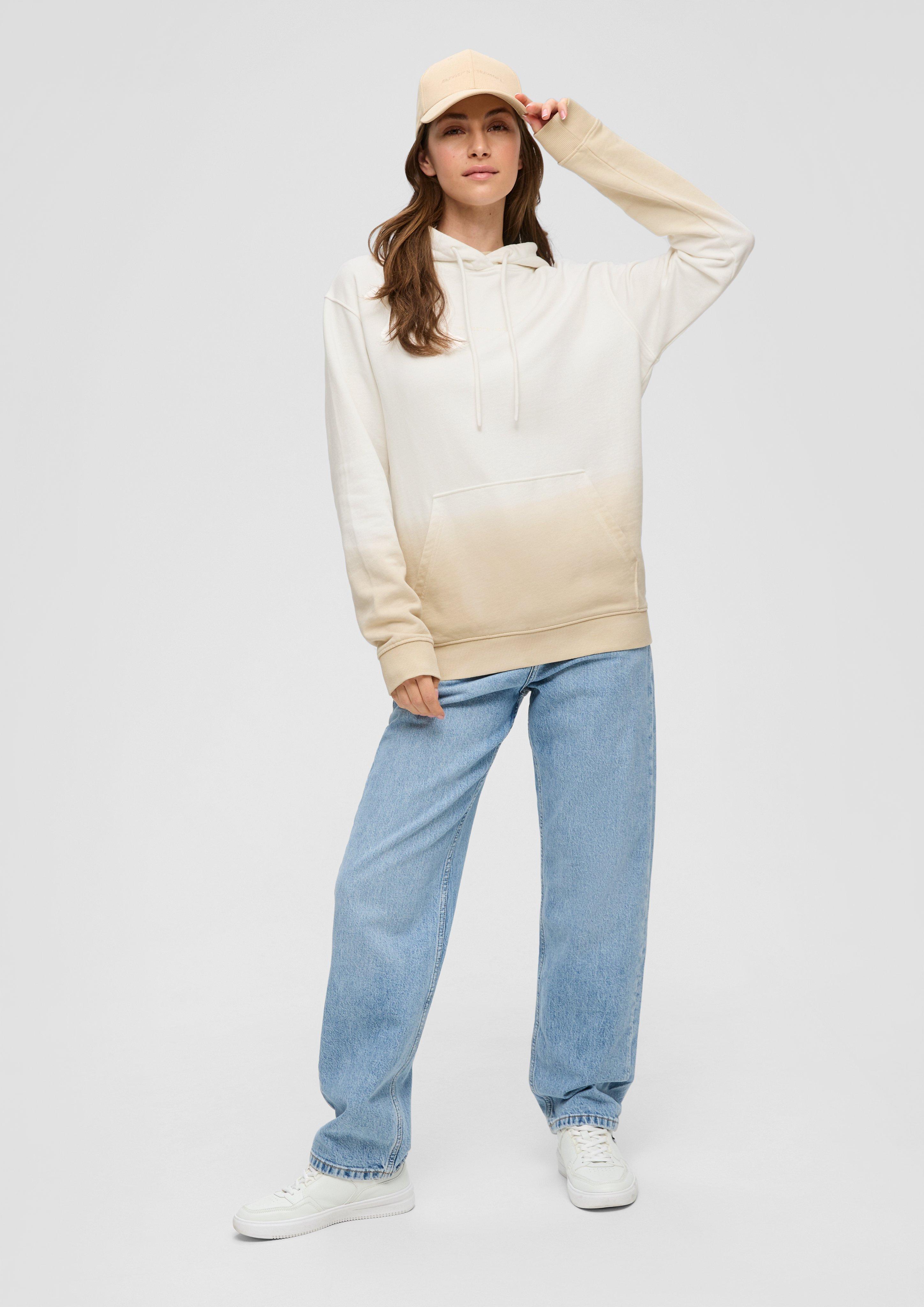 Sweatshirt mit gummiertem Schriftprint  2148511-0120