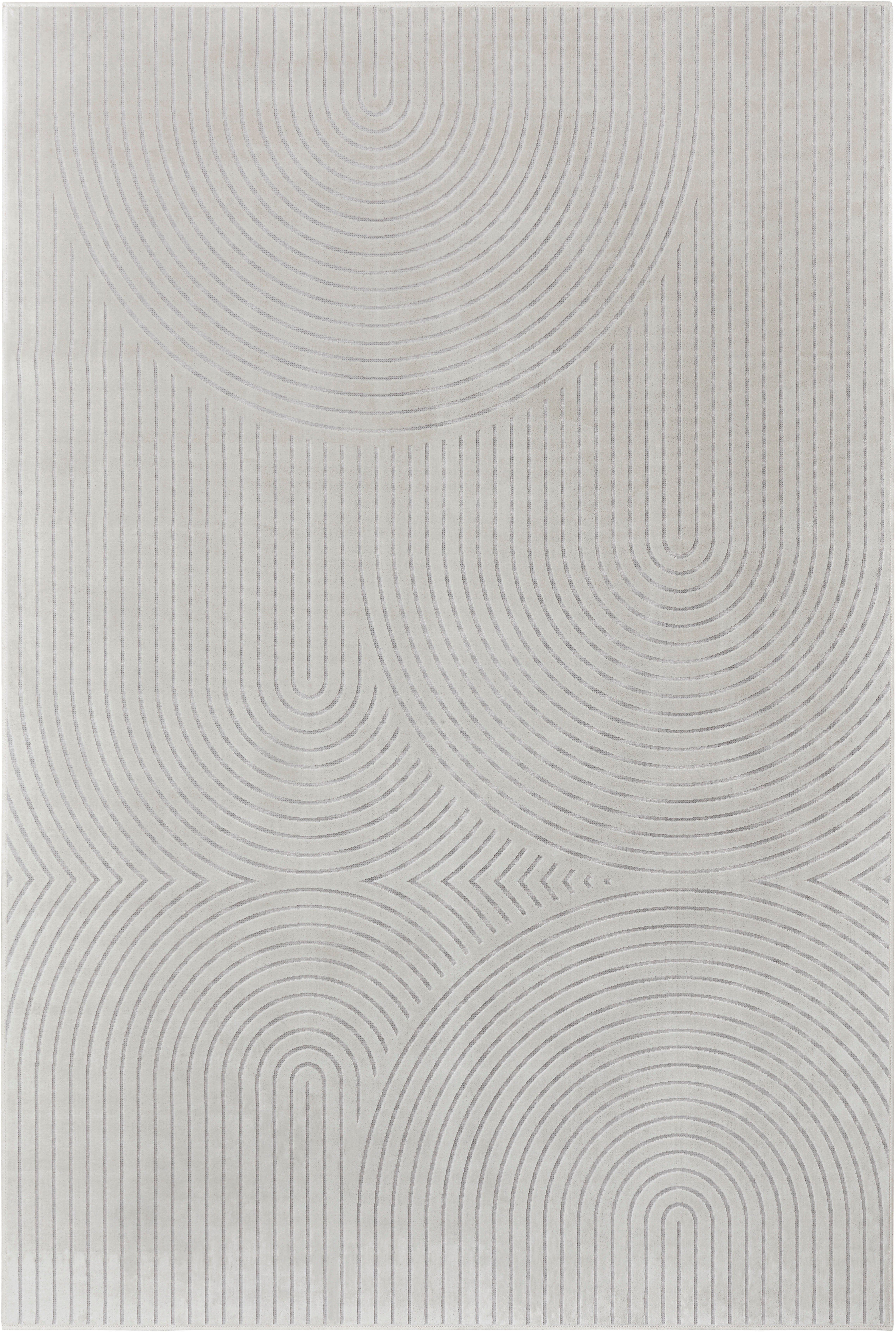 Teppich Faron, HANSE Home, rechteckig, Höhe: 3 mm, Kurzflor, Skandi, Boho, 3D Effekt, Wohnzimmer, Schlafzimmer, Flur