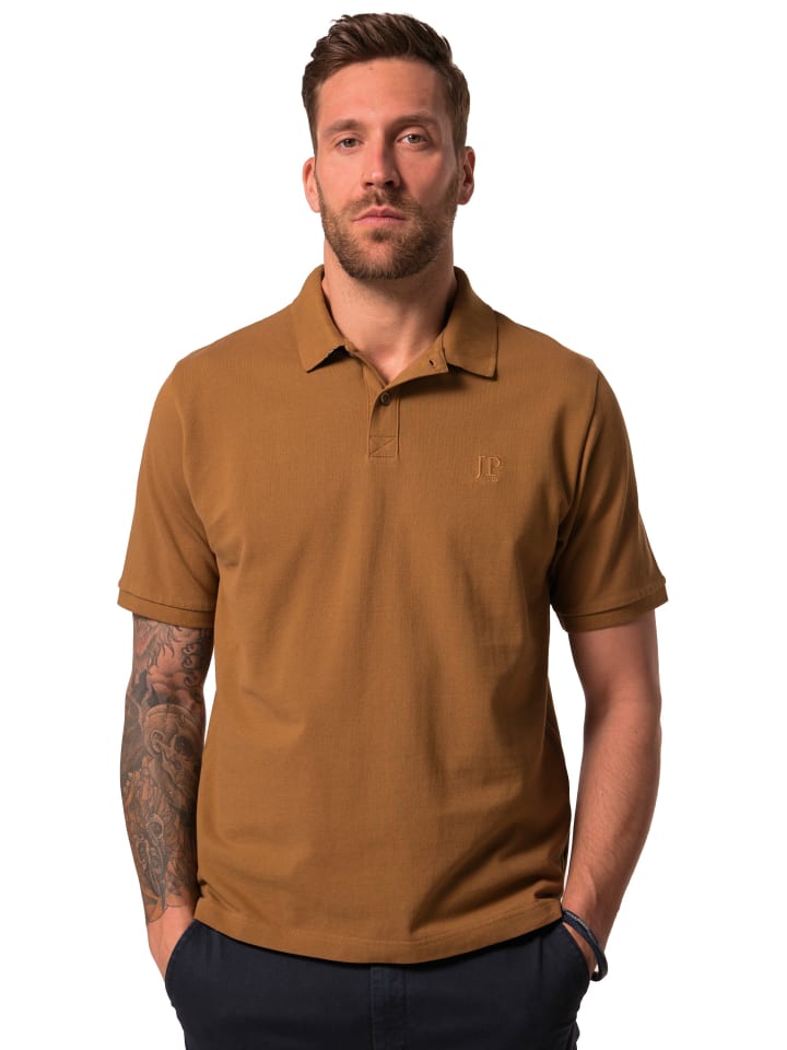 JP1880 Poloshirt in braun günstig kaufen