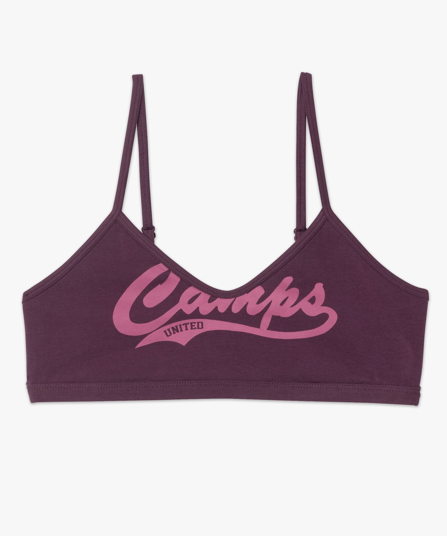 Brassière femme à fines bretelles - Camps United violet | GEMO