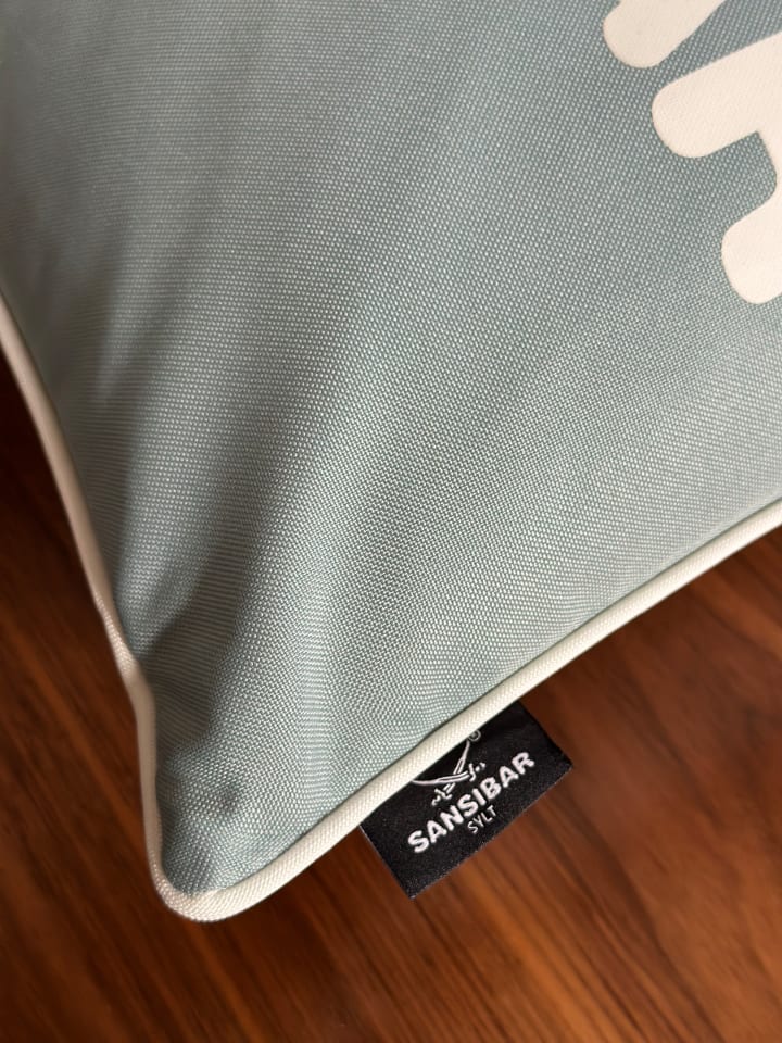 Sansibar Outdoor-Kissen mit Füllung in Lagune/Offwhite, 45x45 cm günstig kaufen 45x45 cm