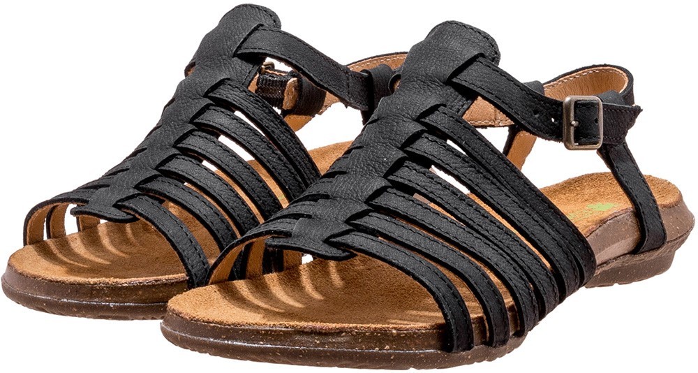 EL NATURALISTA Komfort Sandalen schwarz