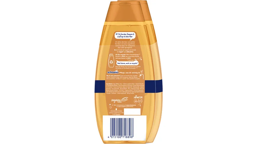 SCHAUMA Shampoo Superfruit & Glanz 2x400ml 800 ml
