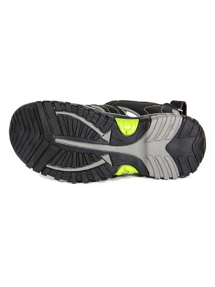 Regatta Trekkingsandalen in Schwarz/ Grün günstig kaufen