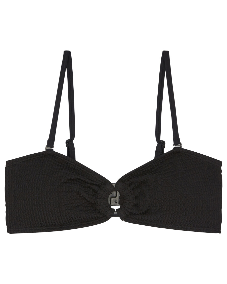 Strukturiertes Bikini-Oberteil