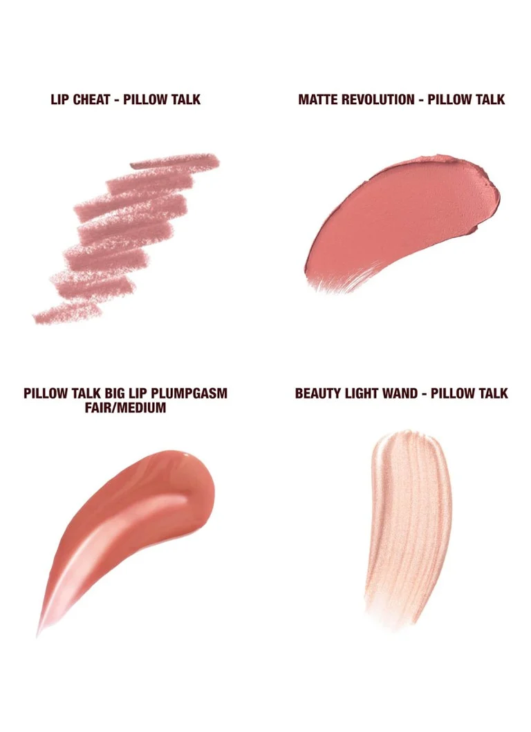Charlotte Tilbury Pillow Talk Iconic Lip & Cheek Secrets - ierobežotas tirāžas kosmētikas komplekts