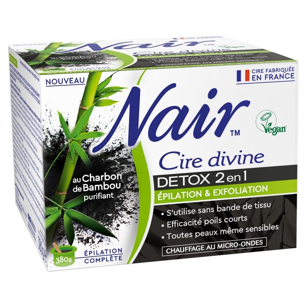 nair Cire divine Detox 2 en 1 Cire chaude