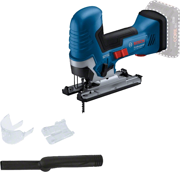 Bosch Blue 06015B2000 GST 18V-125 S Profi-Stichsäge 18V (ohne Akku und Ladegerät) in L-Boxx