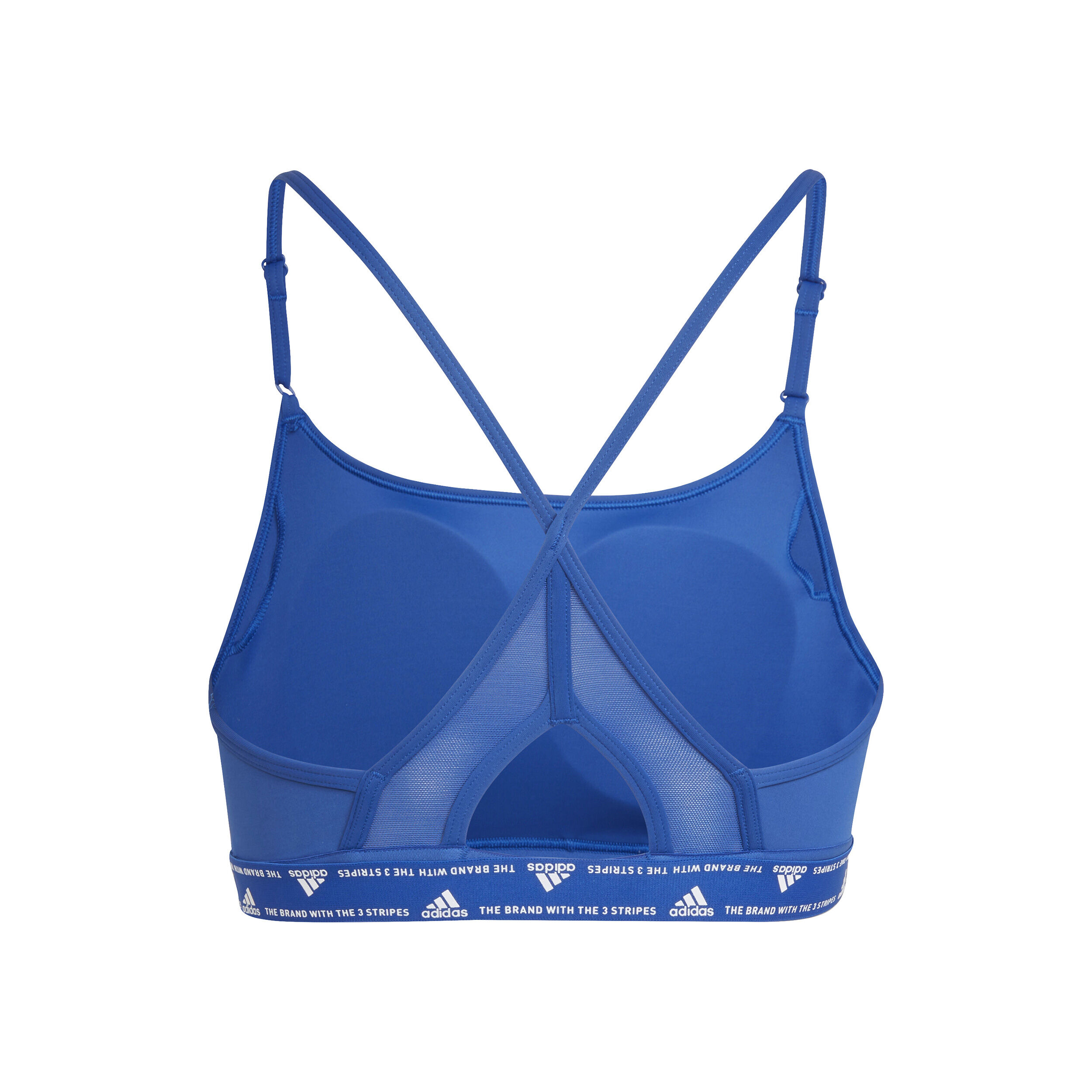 Aeroreact Low-Support 3 Stripes Sport-BH Damen - Blau