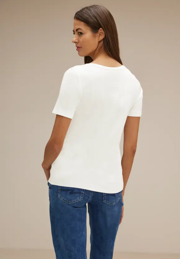 Street One T-Shirt mit Artwork Dessin