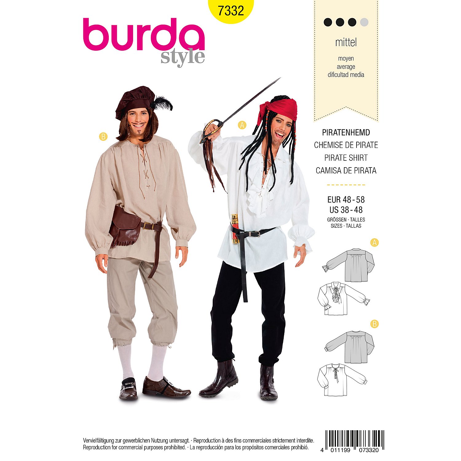 burda Schnitt 7332 