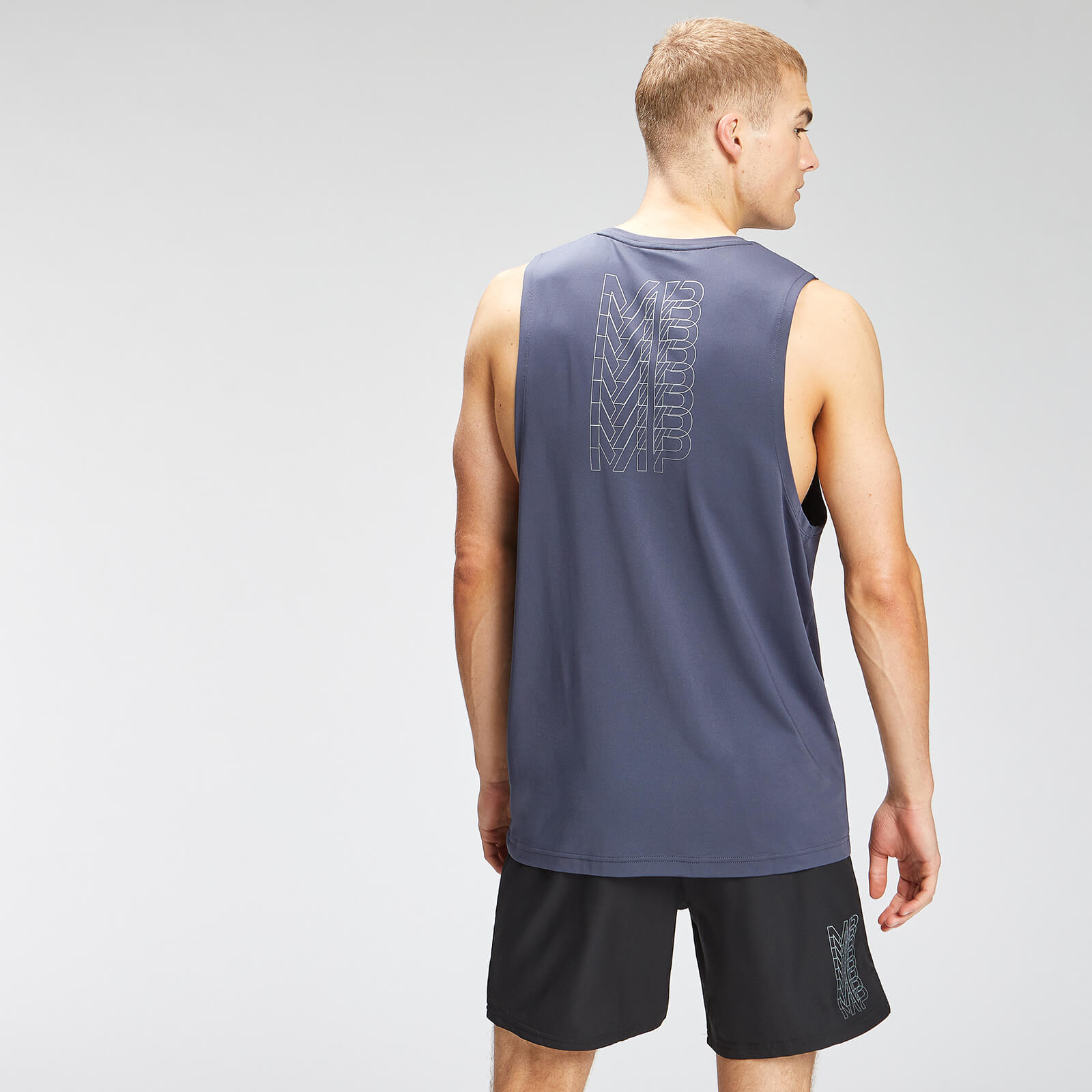 MP Men's Repeat Graphic Training Tank Top - Graphite