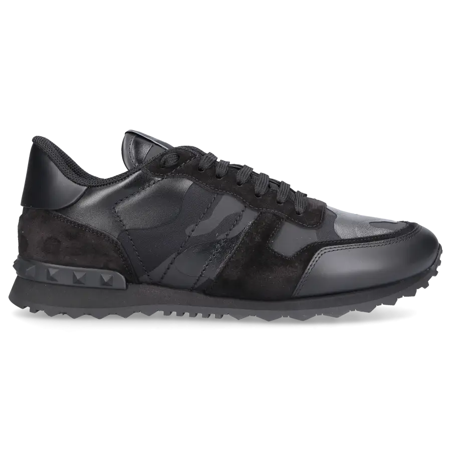 Valentino Garavani - Sneaker low ROCKRUNNER Kalbsleder - schwarz