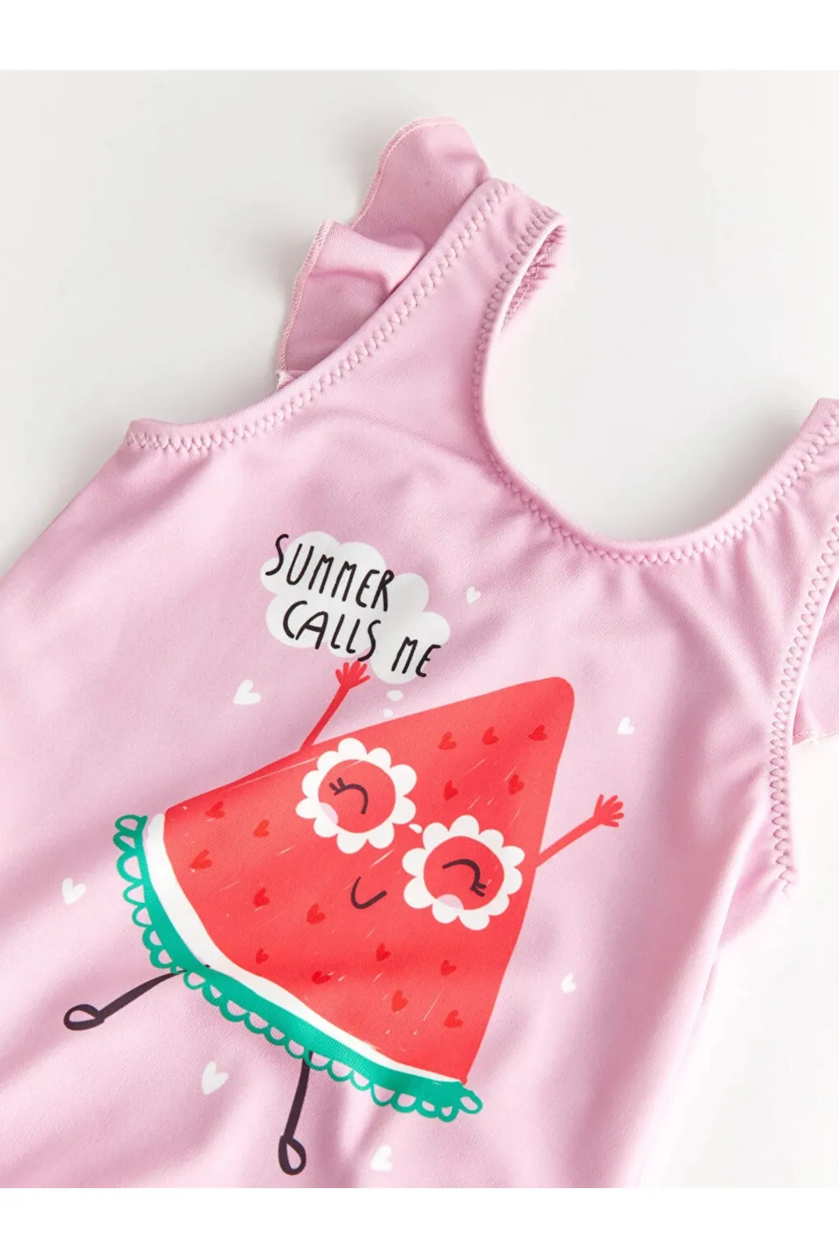 LC Waikiki  Bedruckter Badeanzug für Babys mit Rundhalsausschnitt
