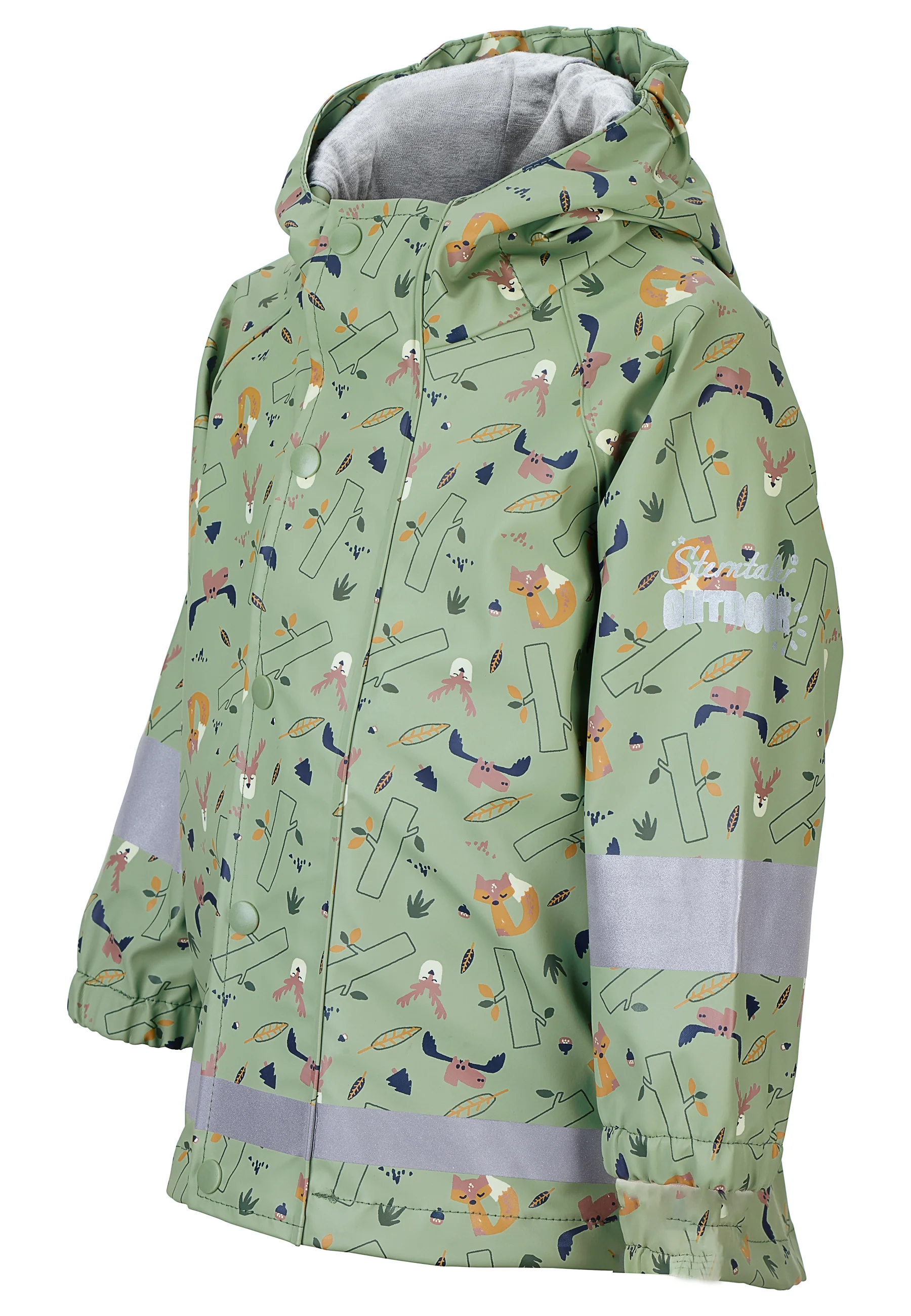 Regenjacke Waldtiere ungefüttert und wasserdicht