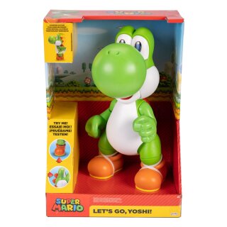 World of Nintendo Sprechende Actionfigur Let's Go! Yoshi! 36 cm