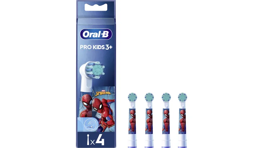 Oral-B Aufsteckbürsten Spiderman 4 Stück